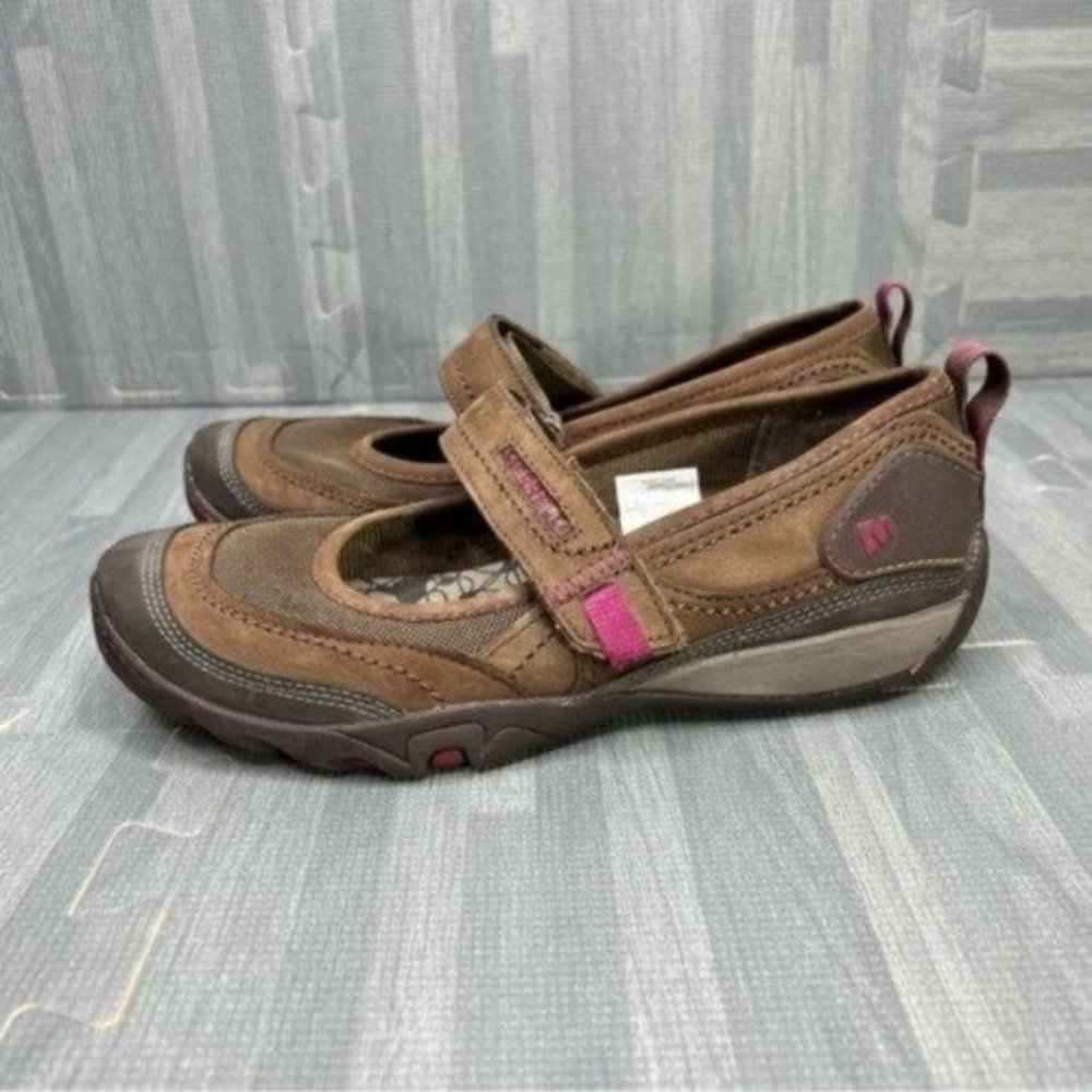 Merrell Mary Jane Mimosa Emme Shoes Brown Size 7